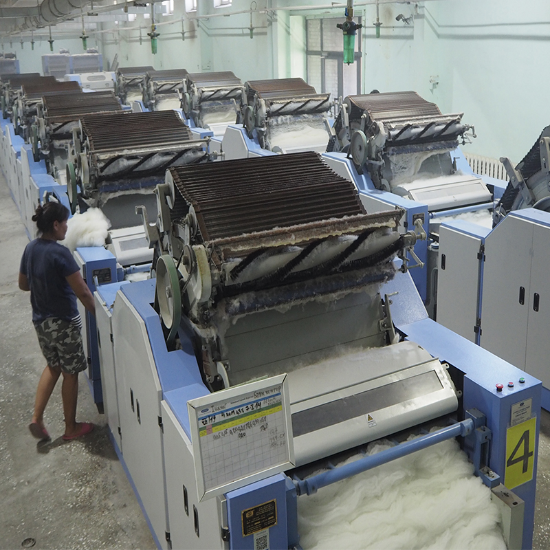 Wool and Cashmere Carding